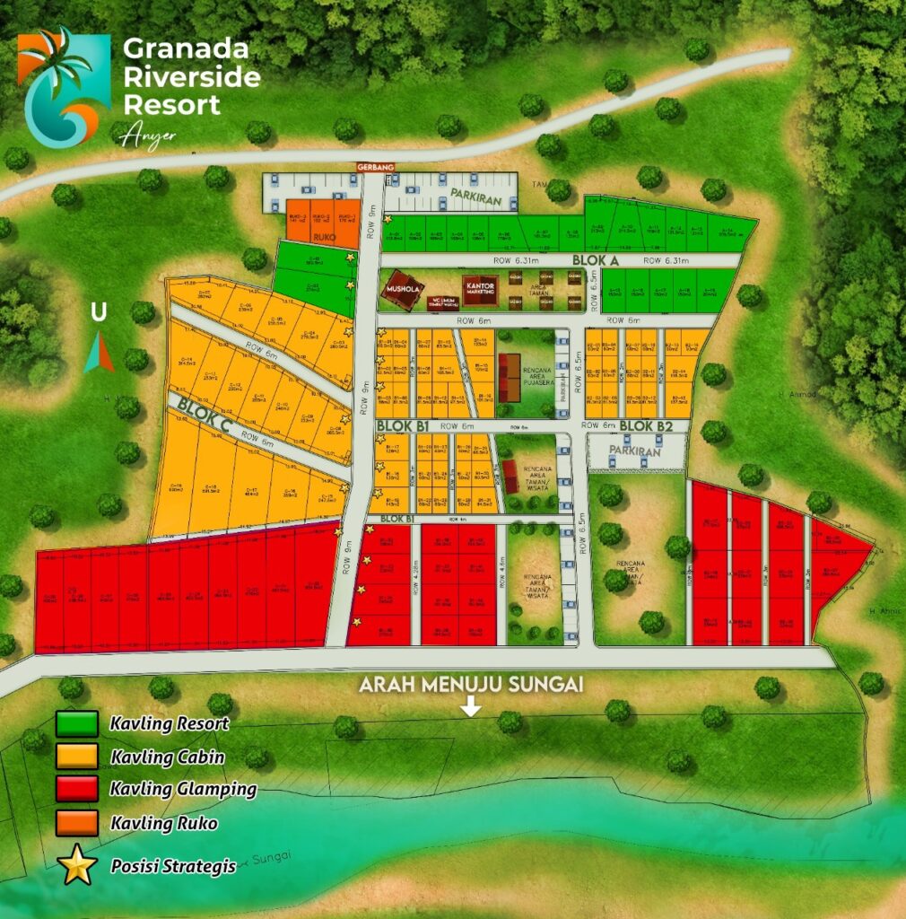 Granada Riverside Resort 2 master siteplan granada riverside resort anyer