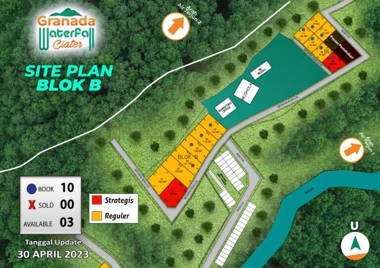 Granada Waterfall Ciater 2 siteplan granada waterfall ciater