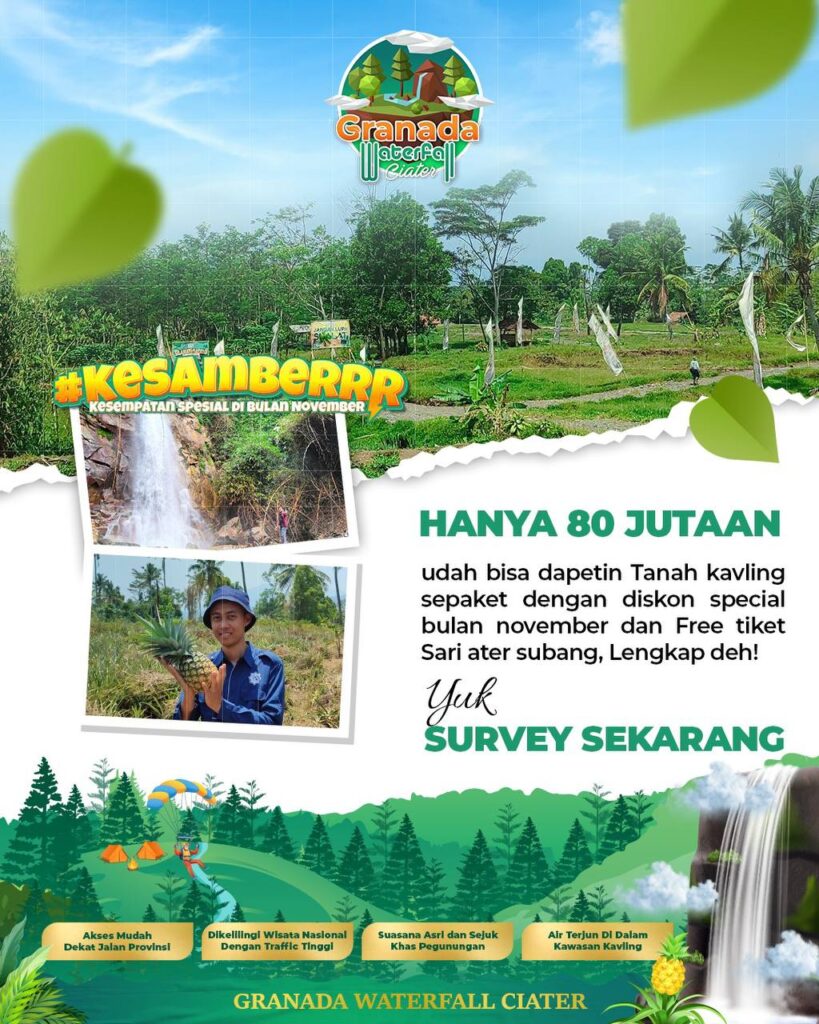 Granada Waterfall Ciater 14 Granada waterfall ciater 2