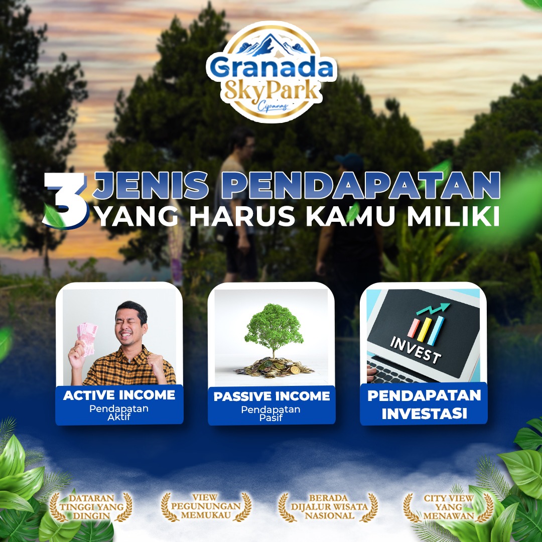 Investasi Cerdas, Hidup Tenang Bersama Isykariman Properti Syariah di Lokasi Strategis 10 3 Jenis Pendapatan Granada Skypark cipanas