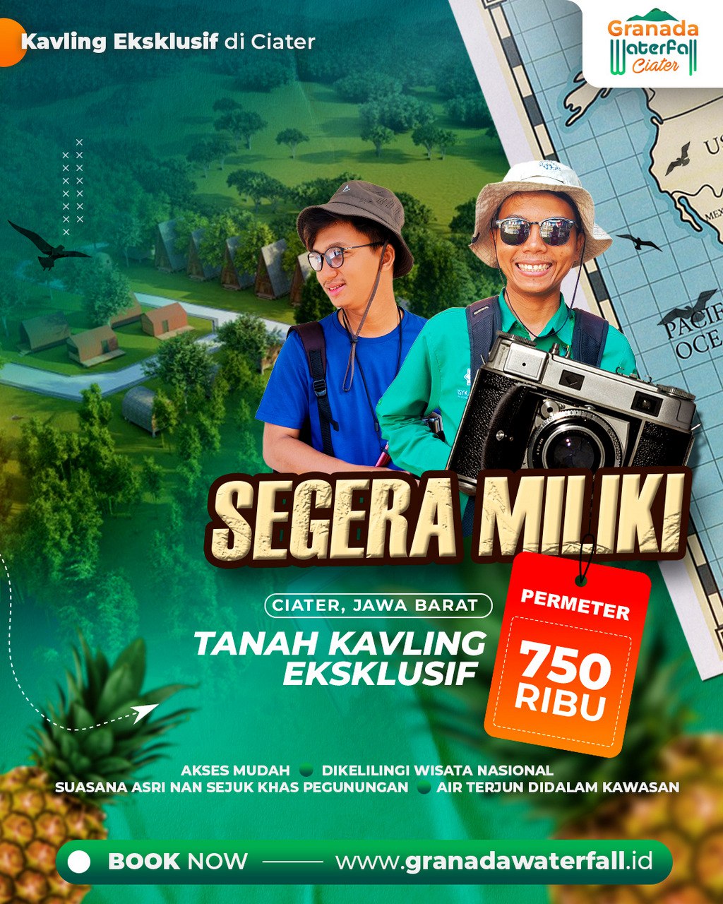 Investasi Cerdas, Hidup Tenang Bersama Isykariman Properti Syariah di Lokasi Strategis 11 Kesempatan Terbatas Granada Waterfall Ciater