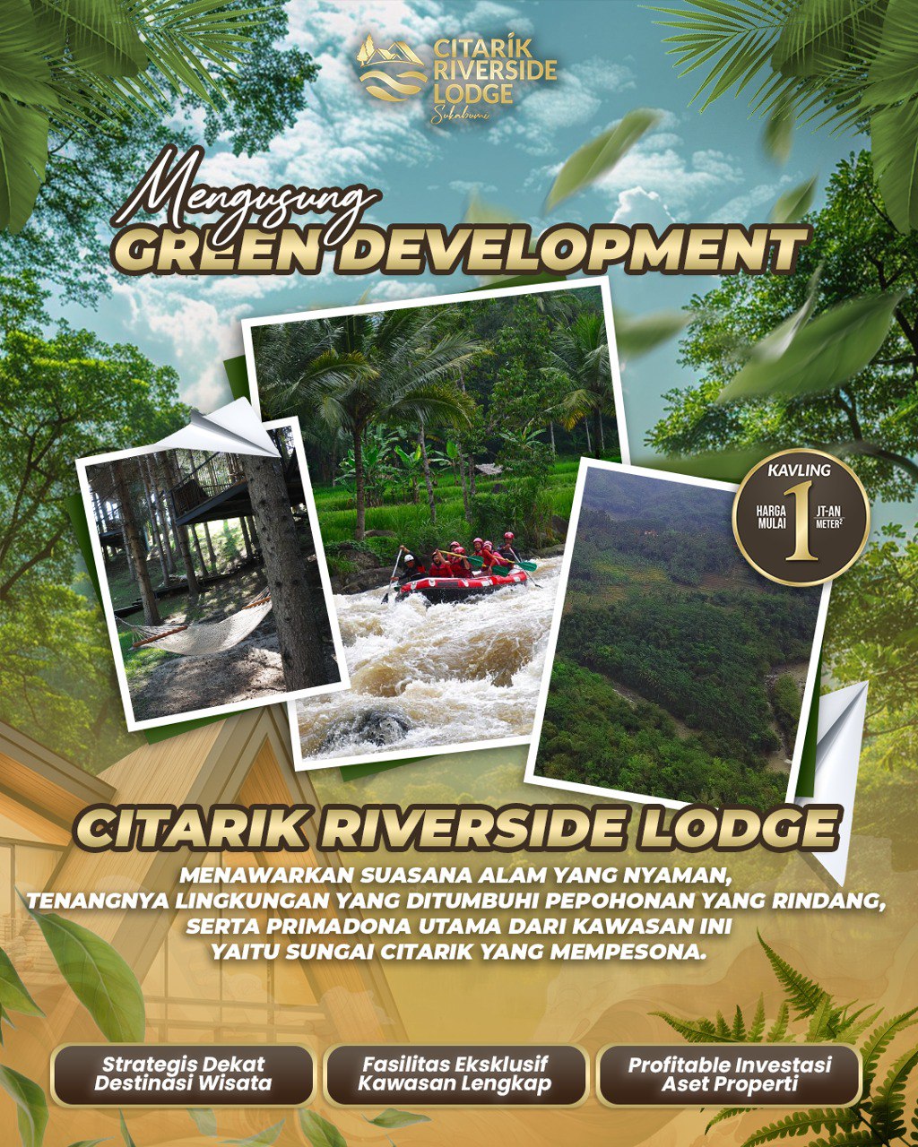 Investasi Cerdas, Hidup Tenang Bersama Isykariman Properti Syariah di Lokasi Strategis 14 Citarik Riverside Lodge Citarik Riverside Lodge