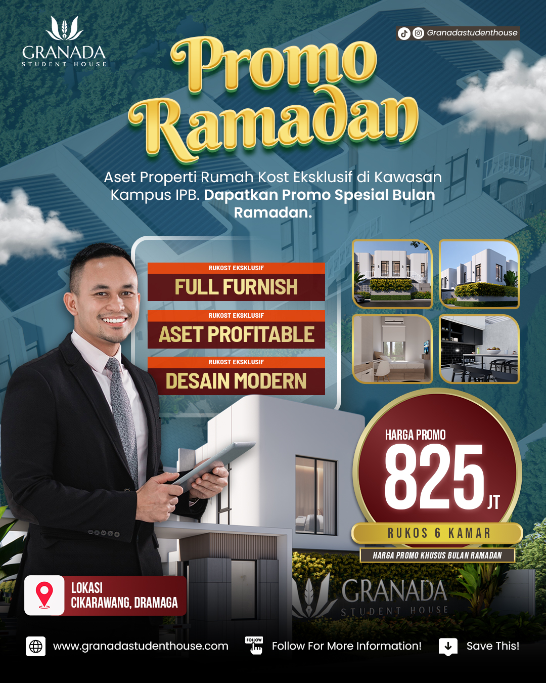 Investasi Cerdas, Hidup Tenang Bersama Isykariman Properti Syariah di Lokasi Strategis 9 Promo Ramadan Granada Student House